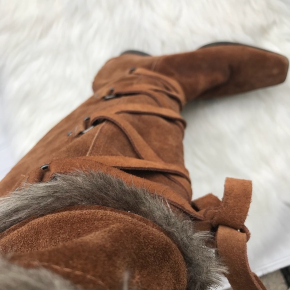 Genuine Suede Vintage Suede Boots - Picture 6 of 8